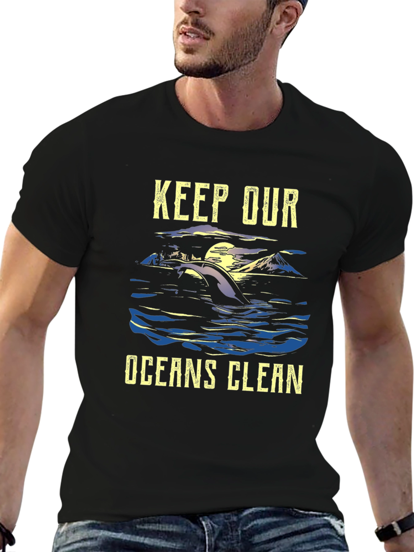 Keep Our Oceans Clean Graphic T-Shirt