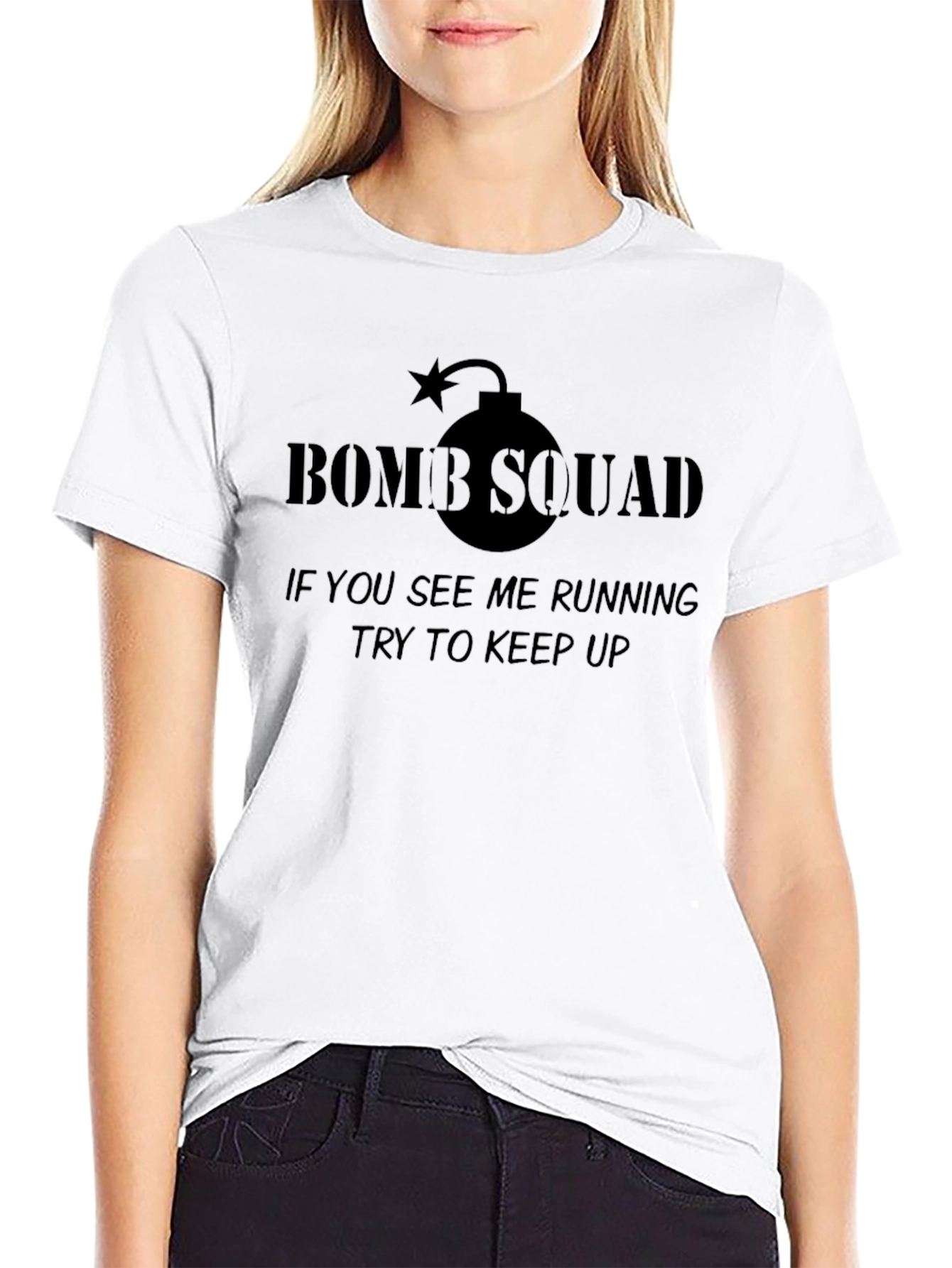 Bomb Squad Graphic T-Shirt - Humorous Running Tee