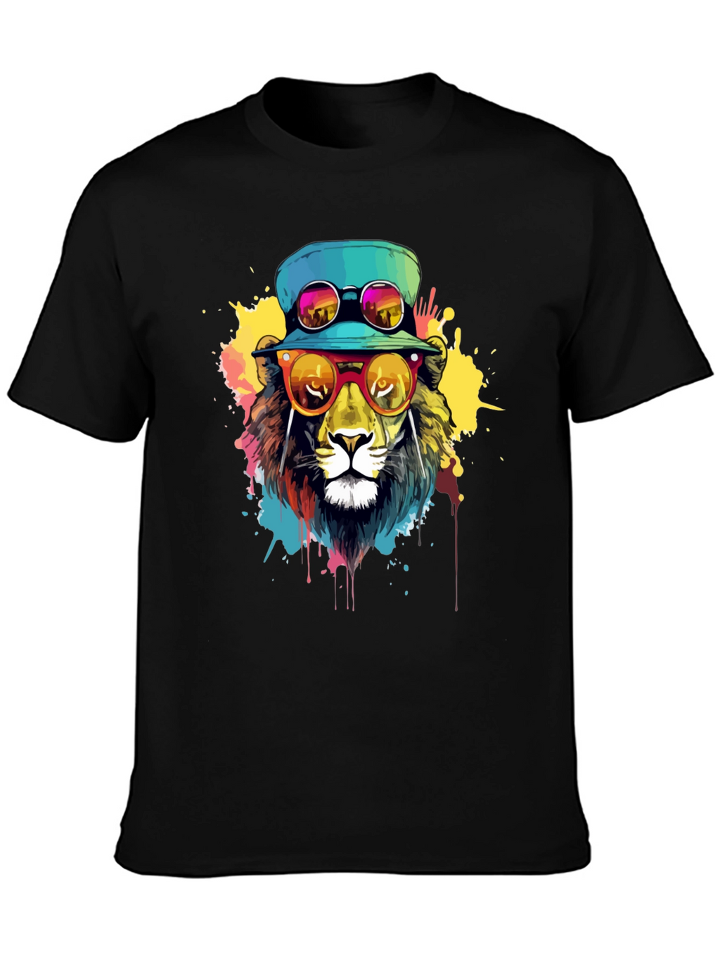 Cool Lion Graphic Tee - Trendy Streetwear