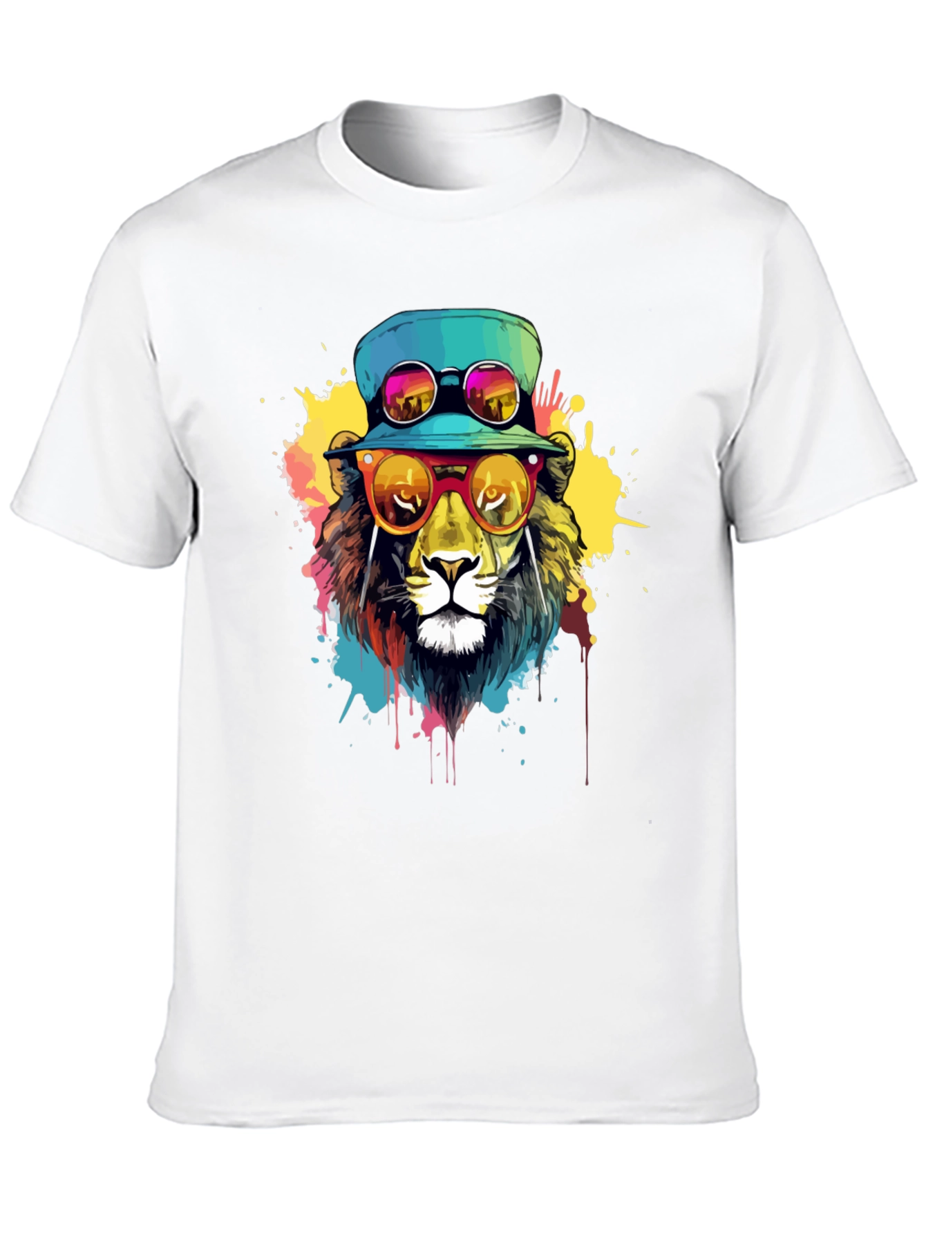 Cool Lion Graphic Tee - Trendy Streetwear