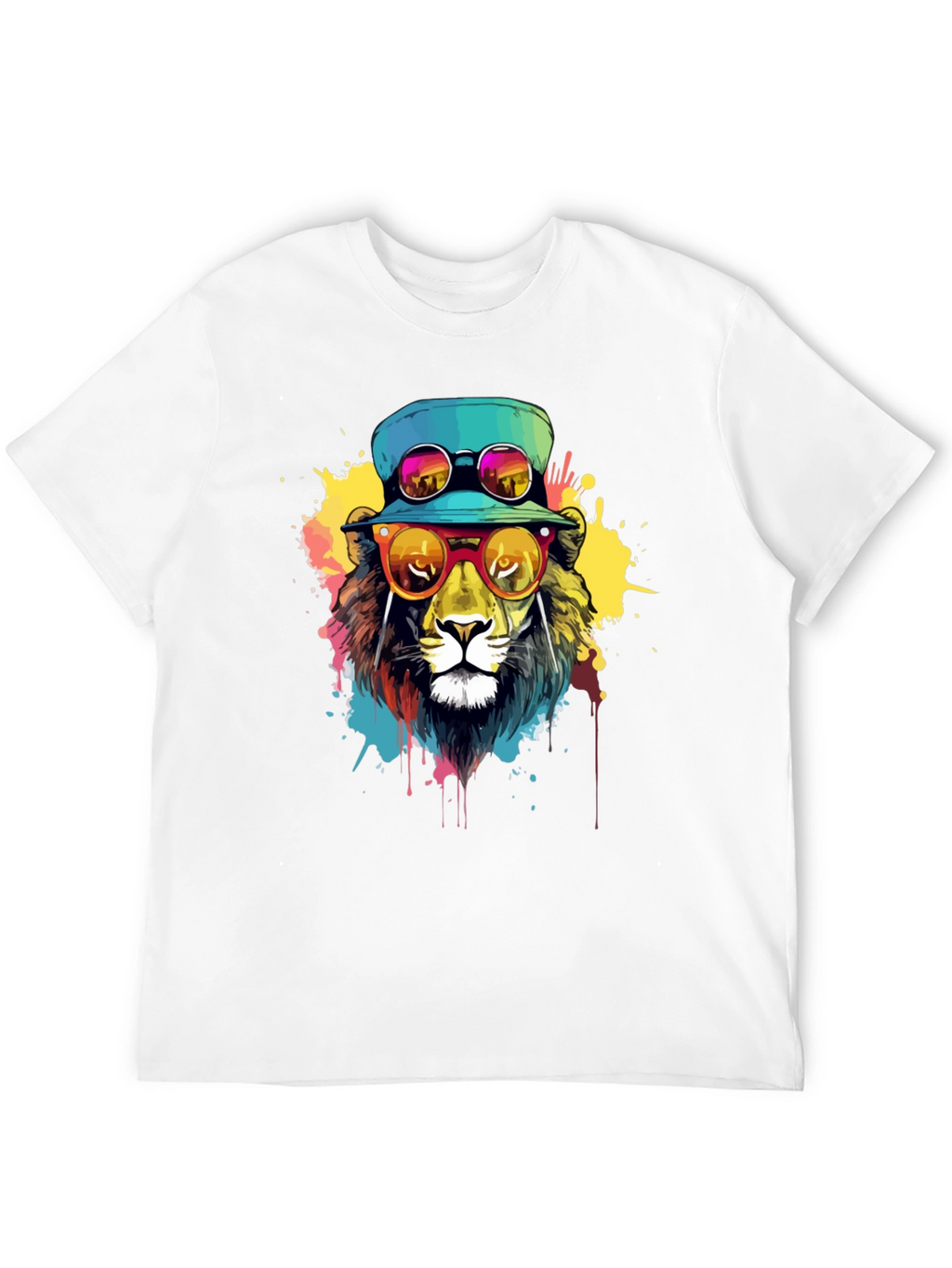Cool Lion Graphic Tee - Trendy Streetwear