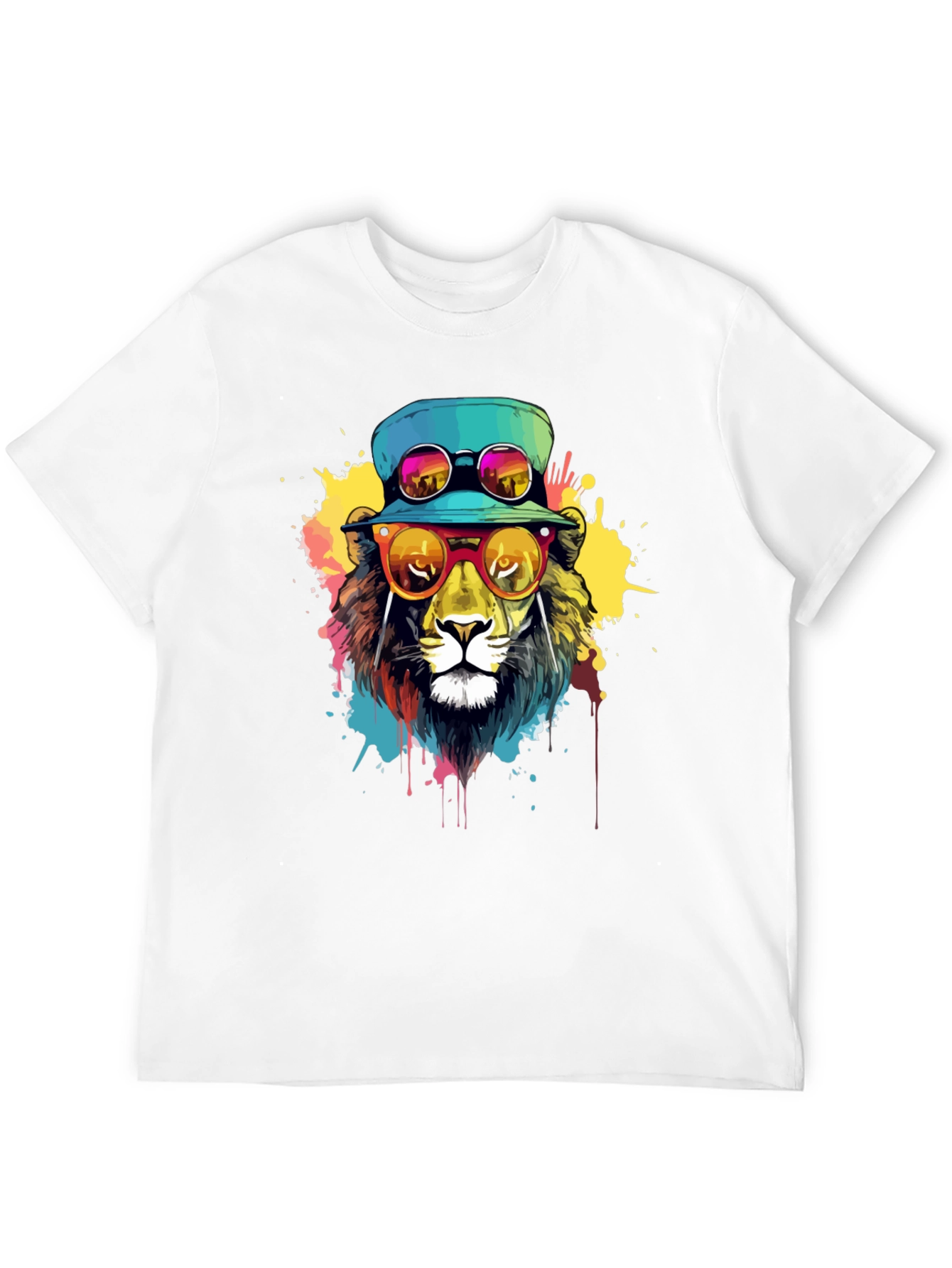 Cool Lion Graphic Tee - Trendy Streetwear