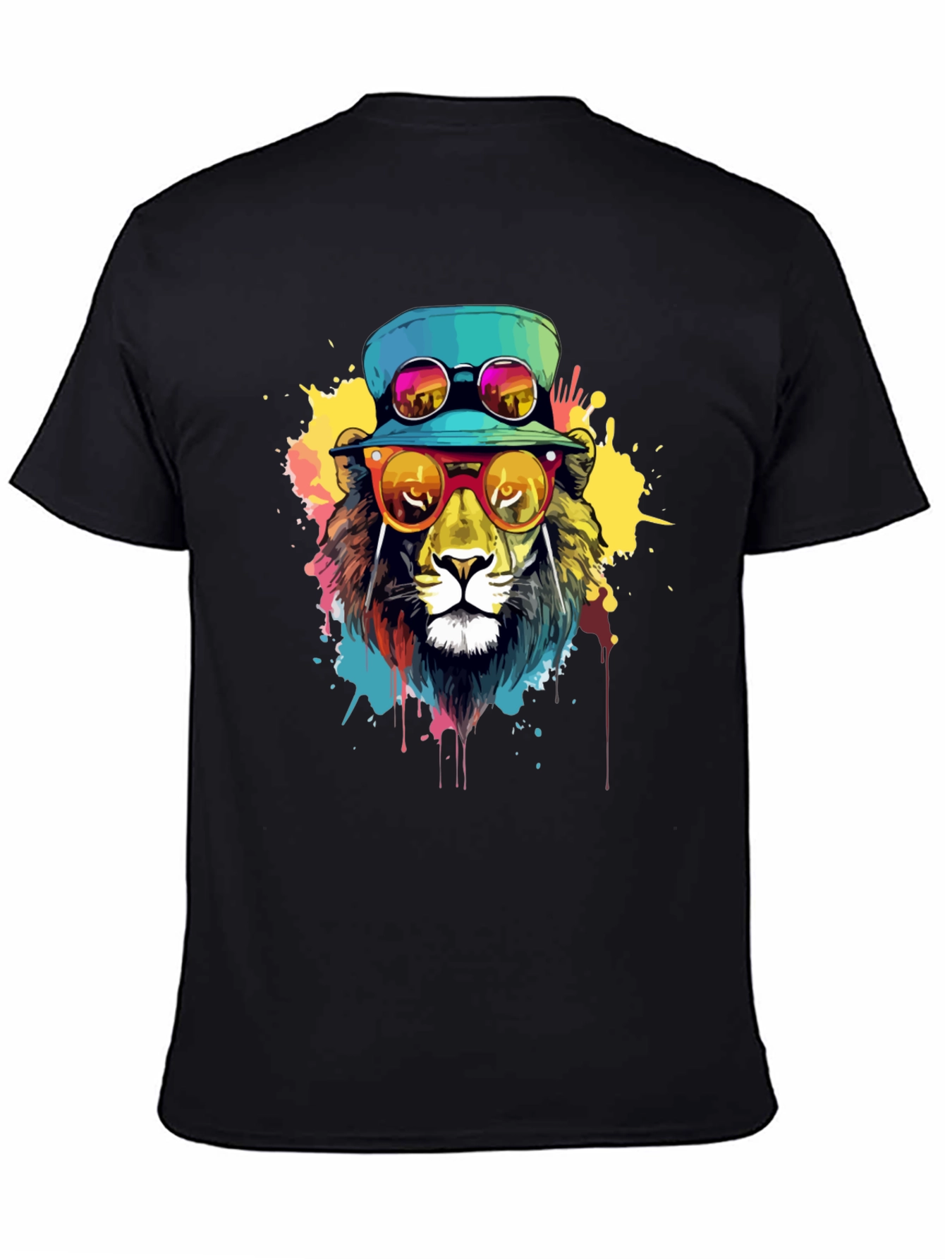 Cool Lion Graphic Tee - Trendy Streetwear