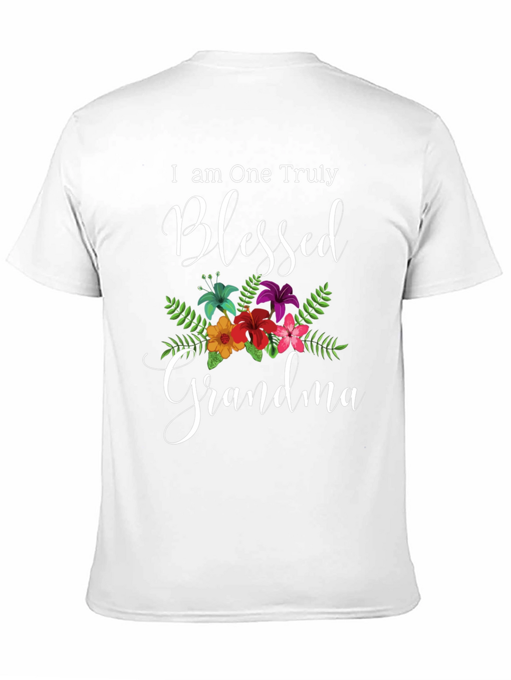 Blessed Grandma T-Shirt - Floral Design