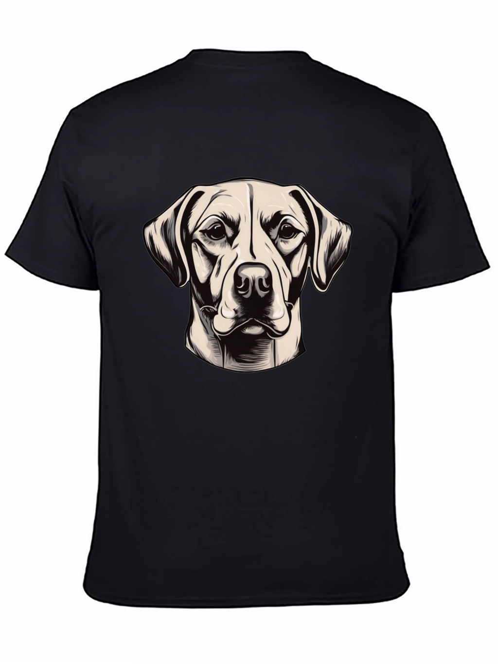 Cool Dog Graphic Black T-Shirt