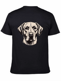 Cool Dog Graphic Black T-Shirt