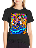 Day of the Dead Skeleton Couple T-Shirt