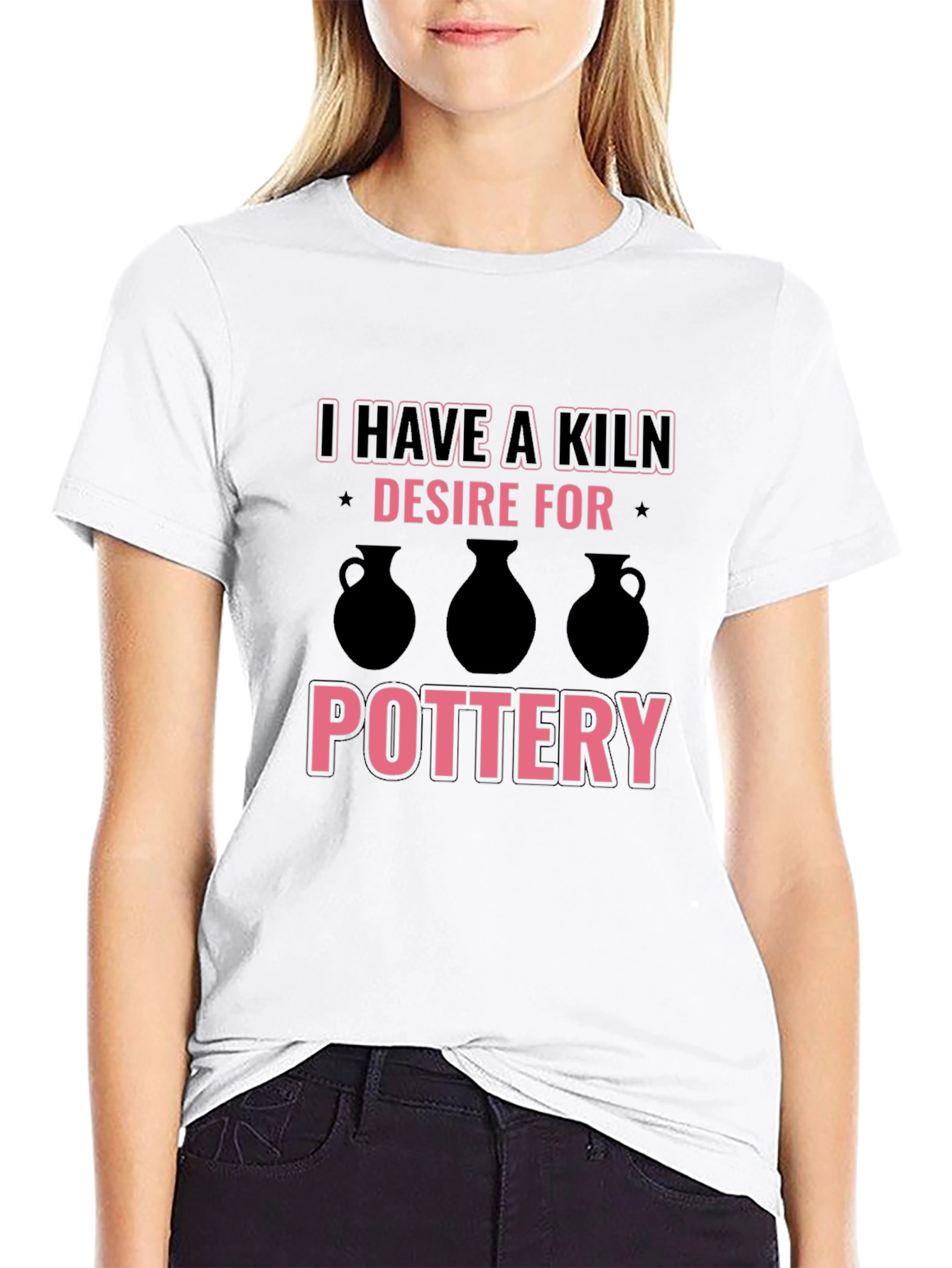 Kiln Desire Pottery Black T-Shirt