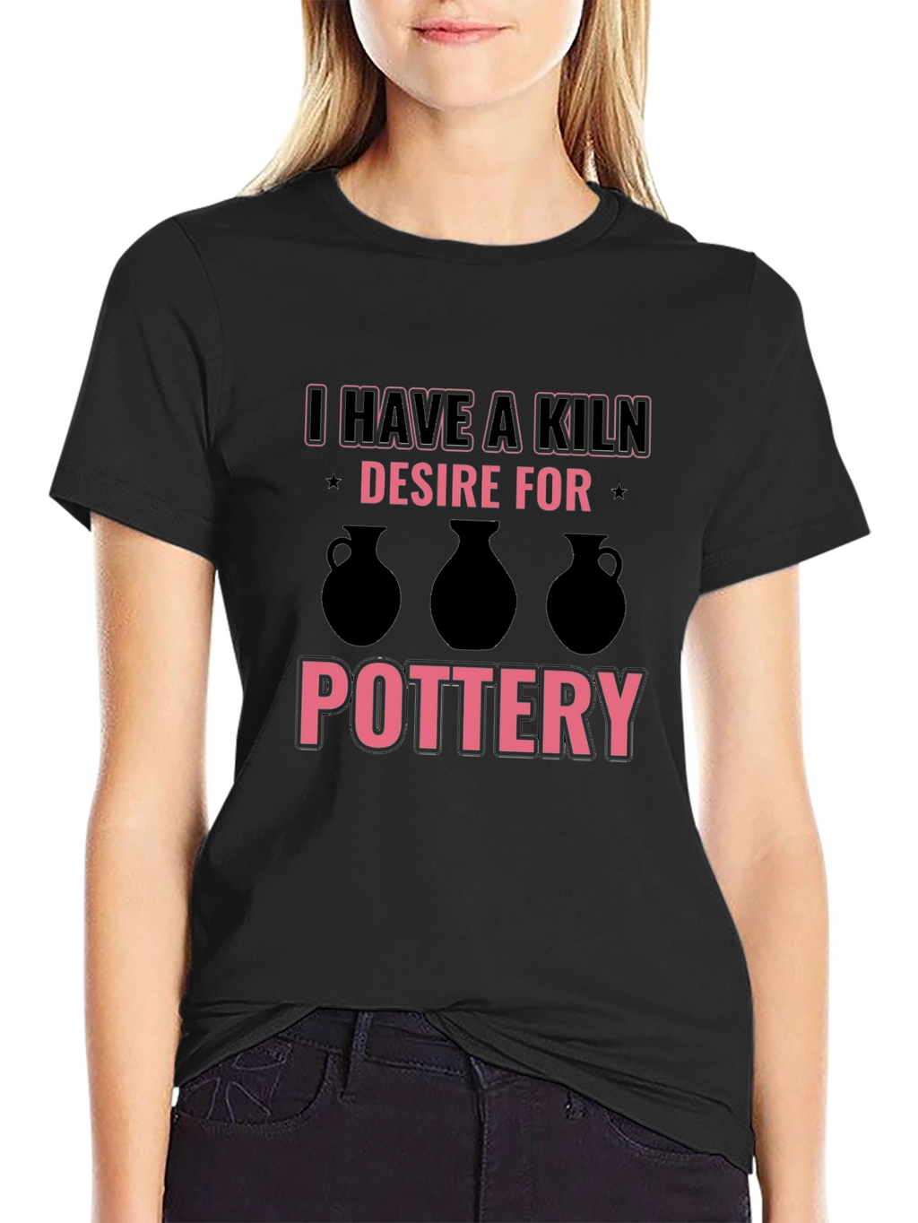 Kiln Desire Pottery Black T-Shirt