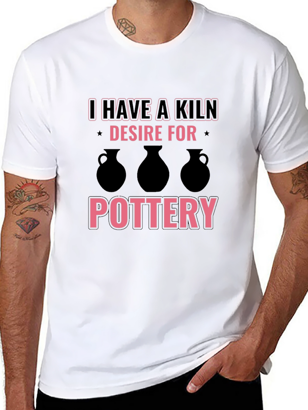 Kiln Desire Pottery Black T-Shirt