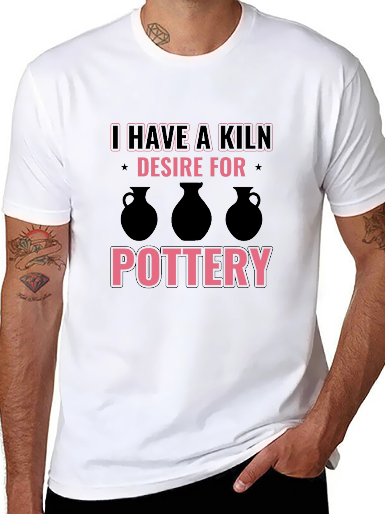 Kiln Desire Pottery Black T-Shirt