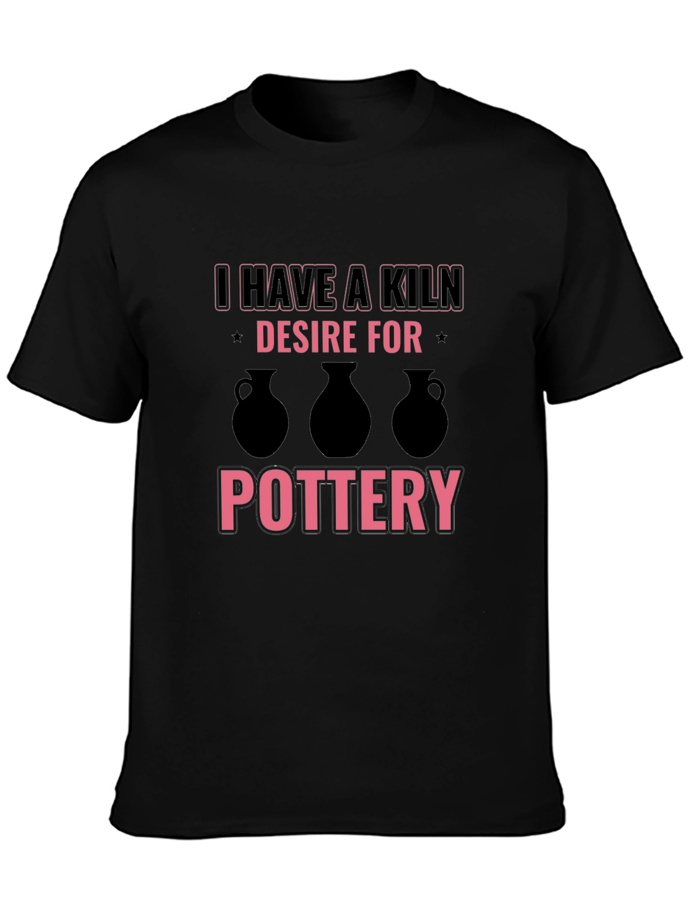 Kiln Desire Pottery Black T-Shirt