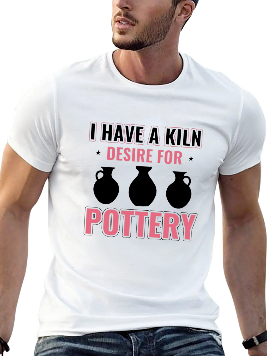 Kiln Desire Pottery Black T-Shirt