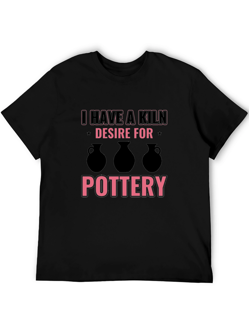 Kiln Desire Pottery Black T-Shirt