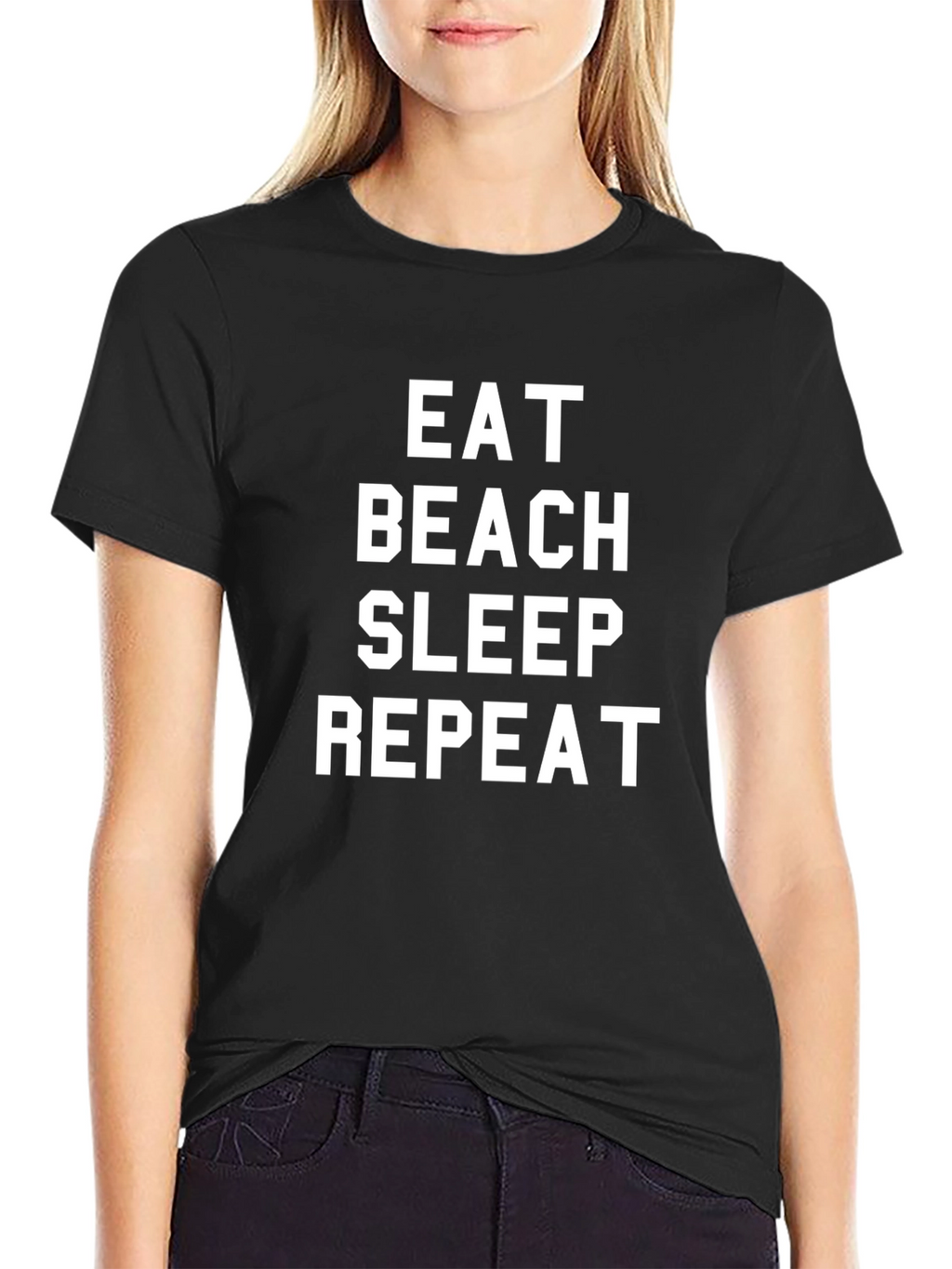 Eat Beach Sleep Repeat Graphic Tee