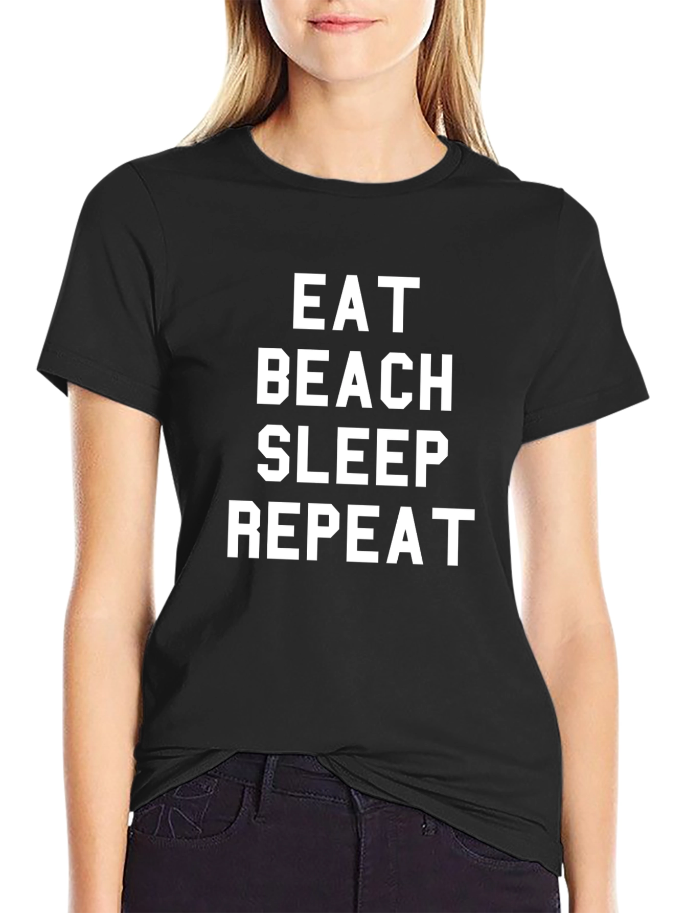 Eat Beach Sleep Repeat Graphic Tee