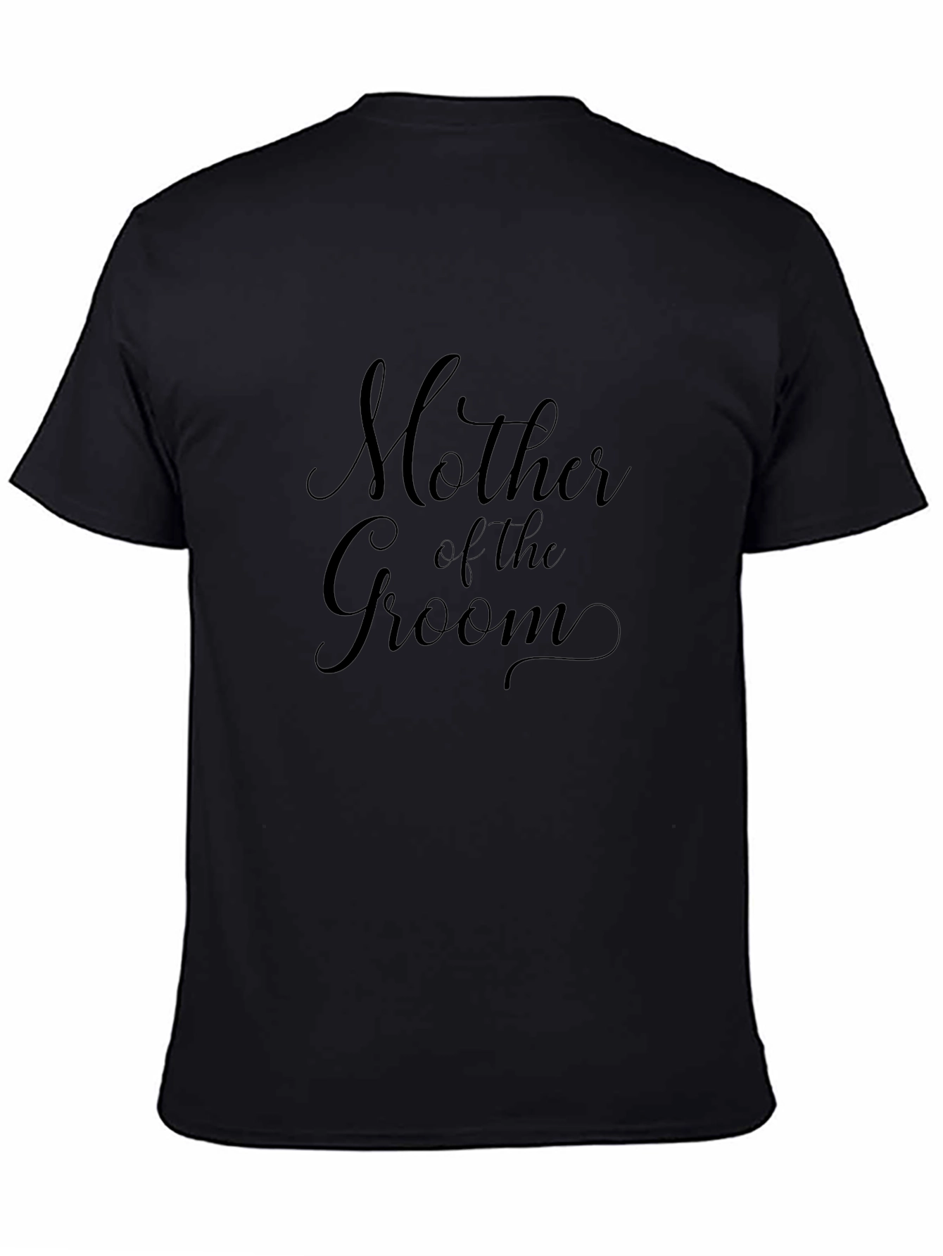 Mother of the Groom Black T-Shirt