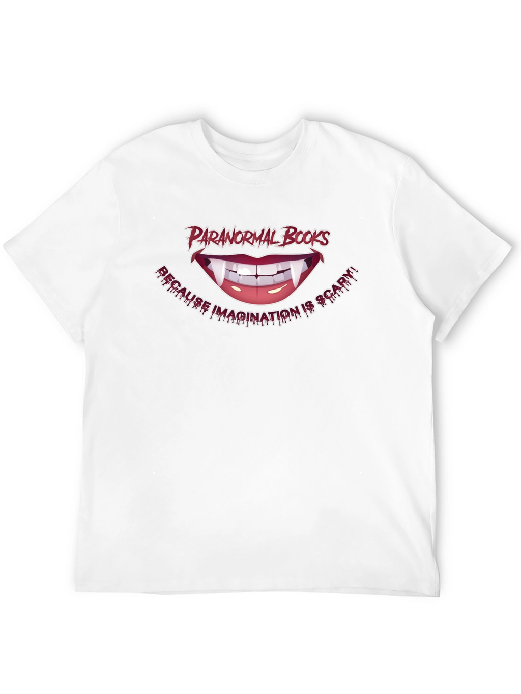 Paranormal Books T-Shirt - Imagination is Scary!