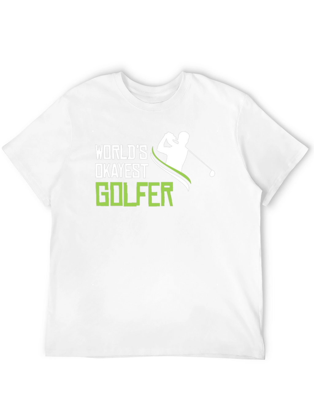 Worlds Okayest Golfer T-Shirt - Funny Golf Tee