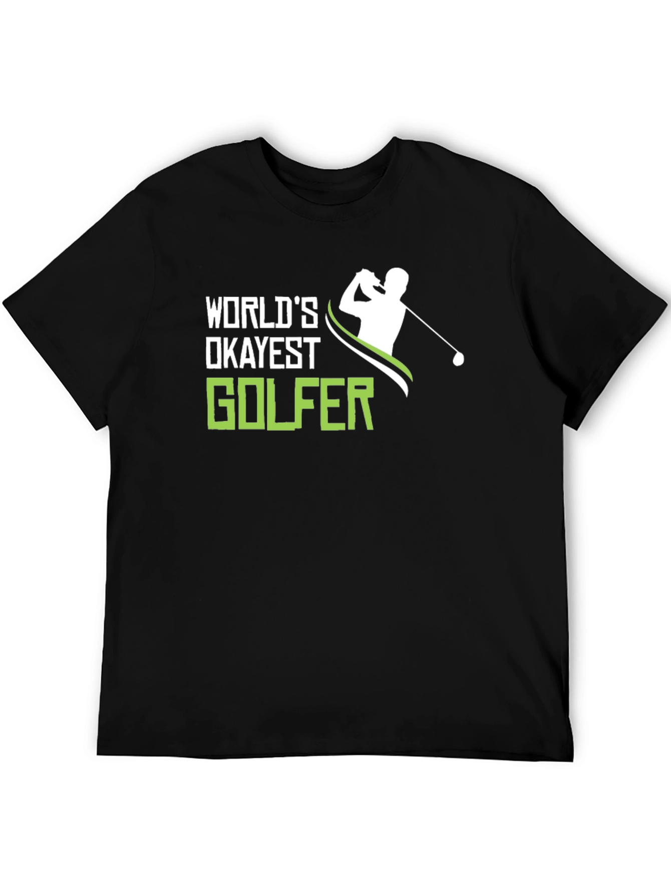 Worlds Okayest Golfer T-Shirt - Funny Golf Tee