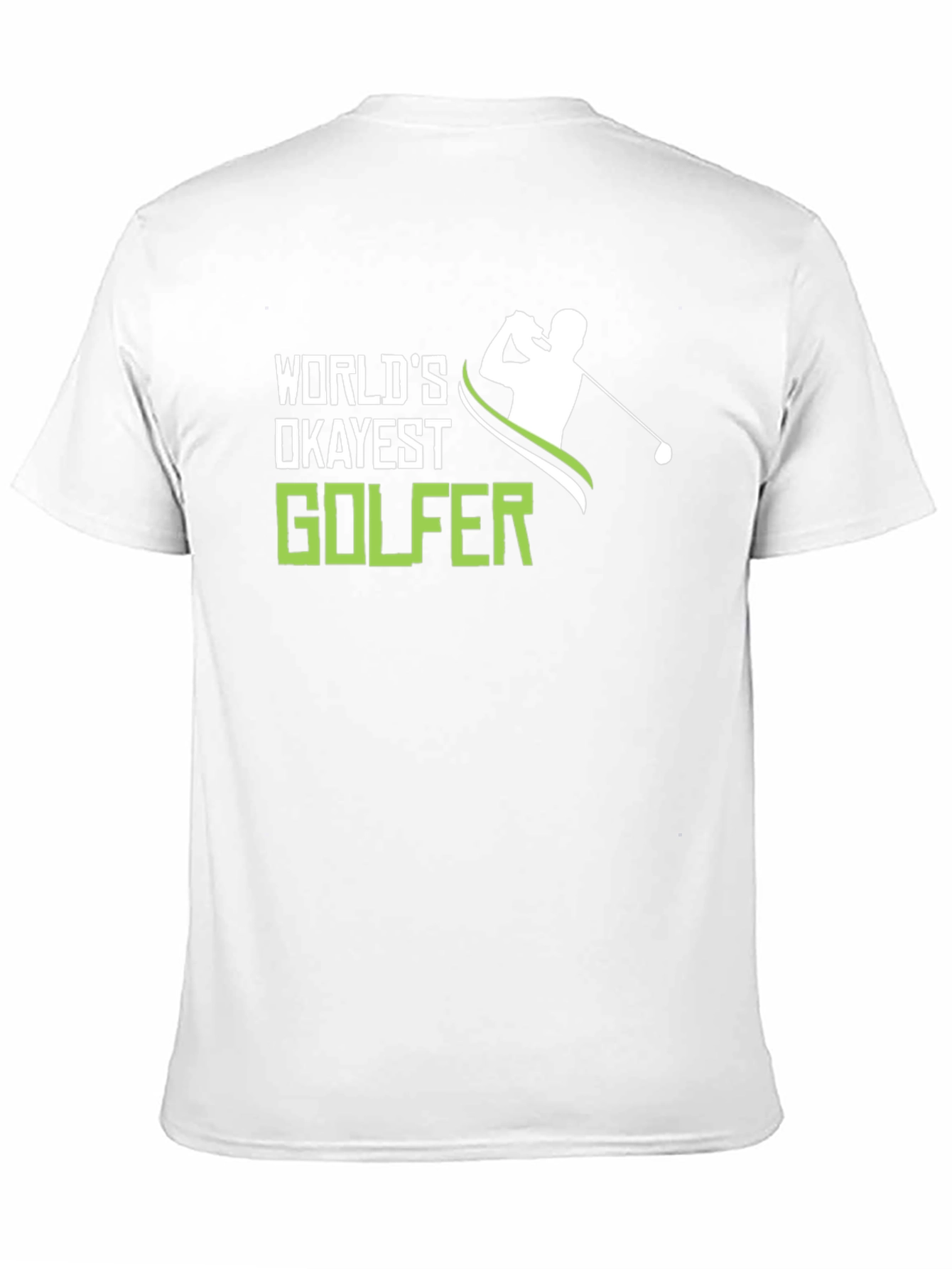Worlds Okayest Golfer T-Shirt - Funny Golf Tee