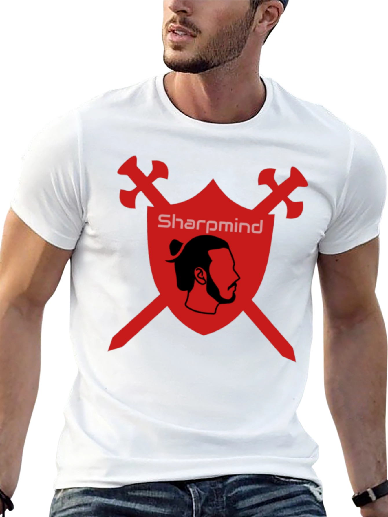 SharpMind Warrior Graphic Tee - Black