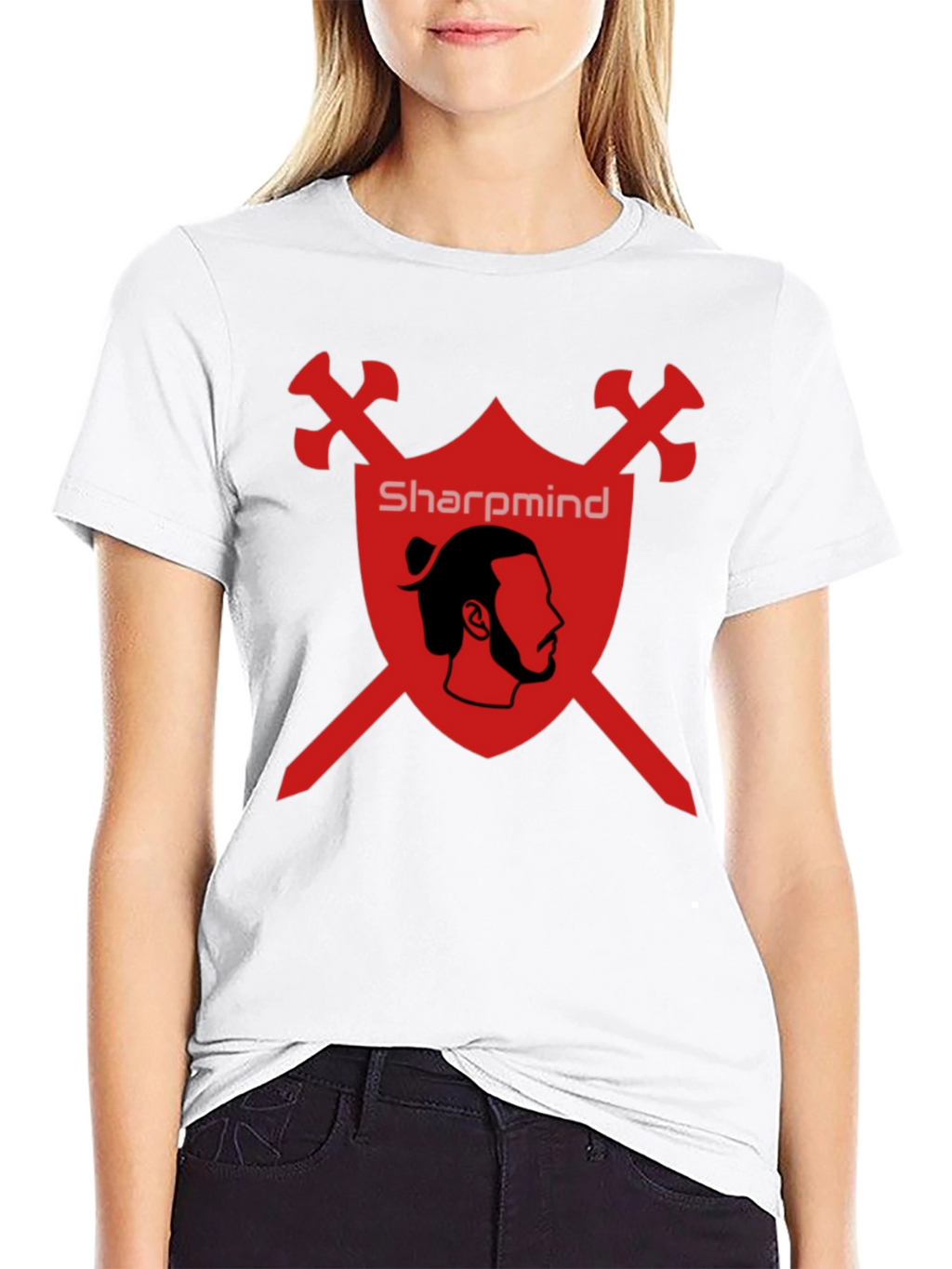 SharpMind Warrior Graphic Tee - Black