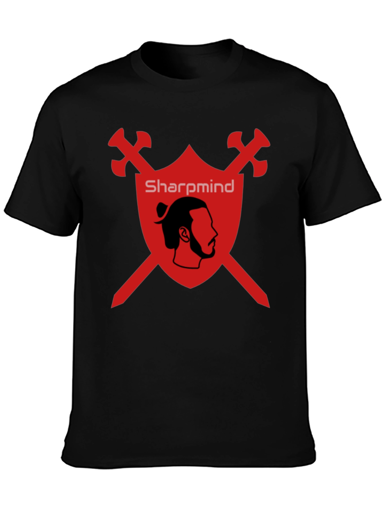 SharpMind Warrior Graphic Tee - Black