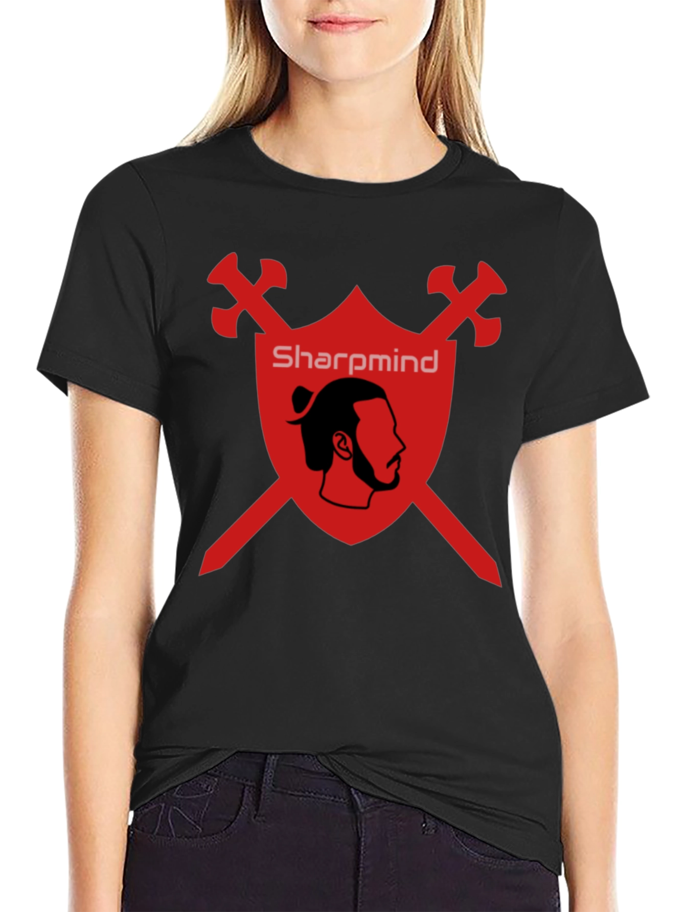 SharpMind Warrior Graphic Tee - Black