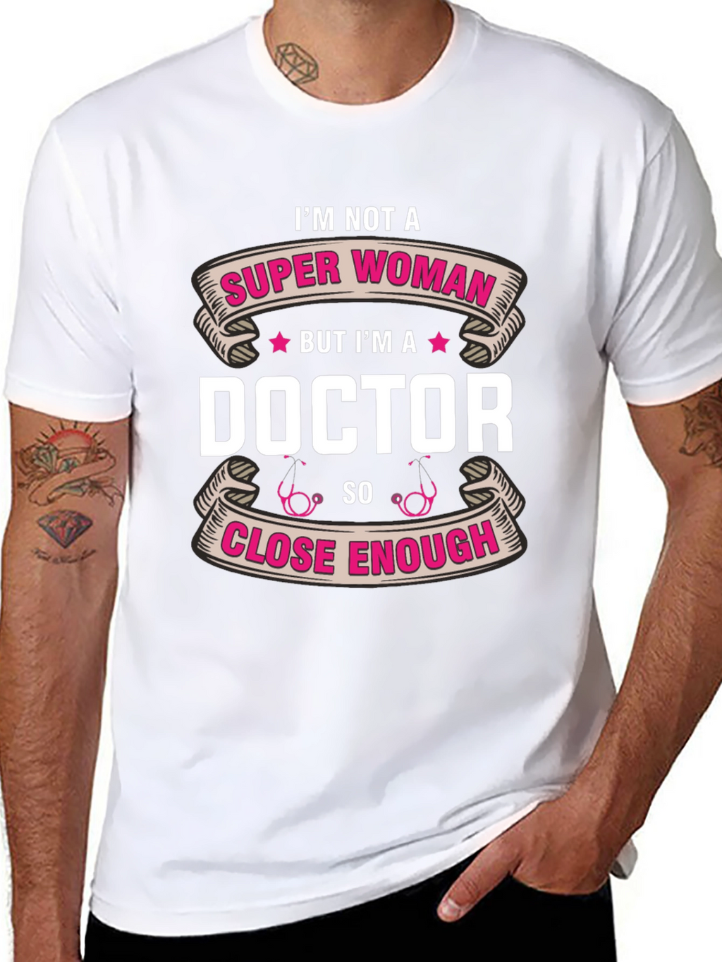 Im Not a Super Woman Doctor T-Shirt