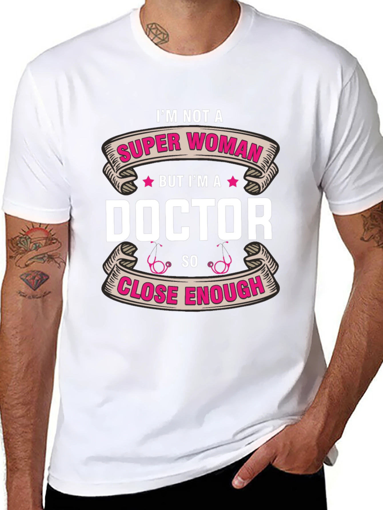 Im Not a Super Woman Doctor T-Shirt