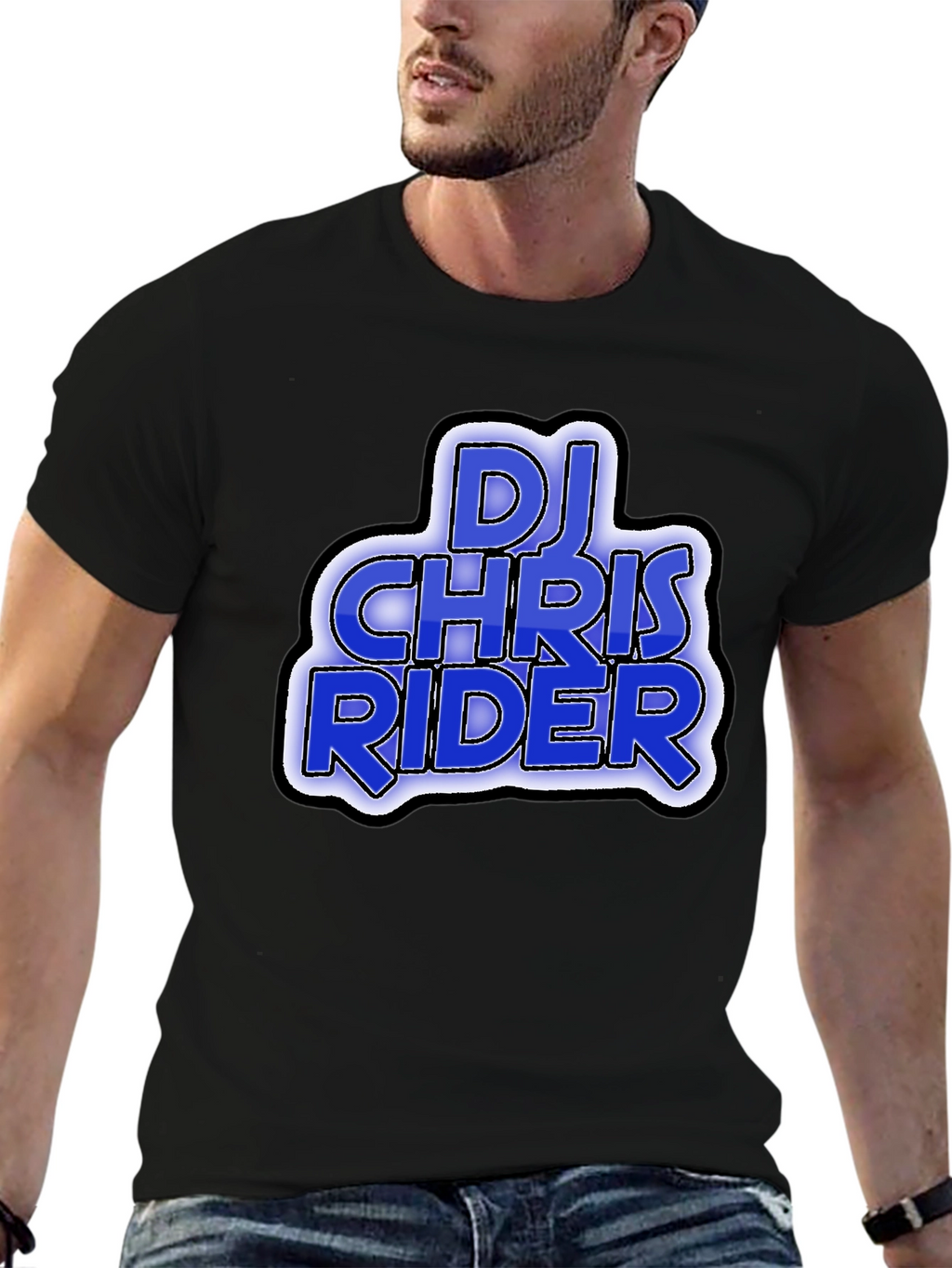 DJ Chris Rider Black T-Shirt