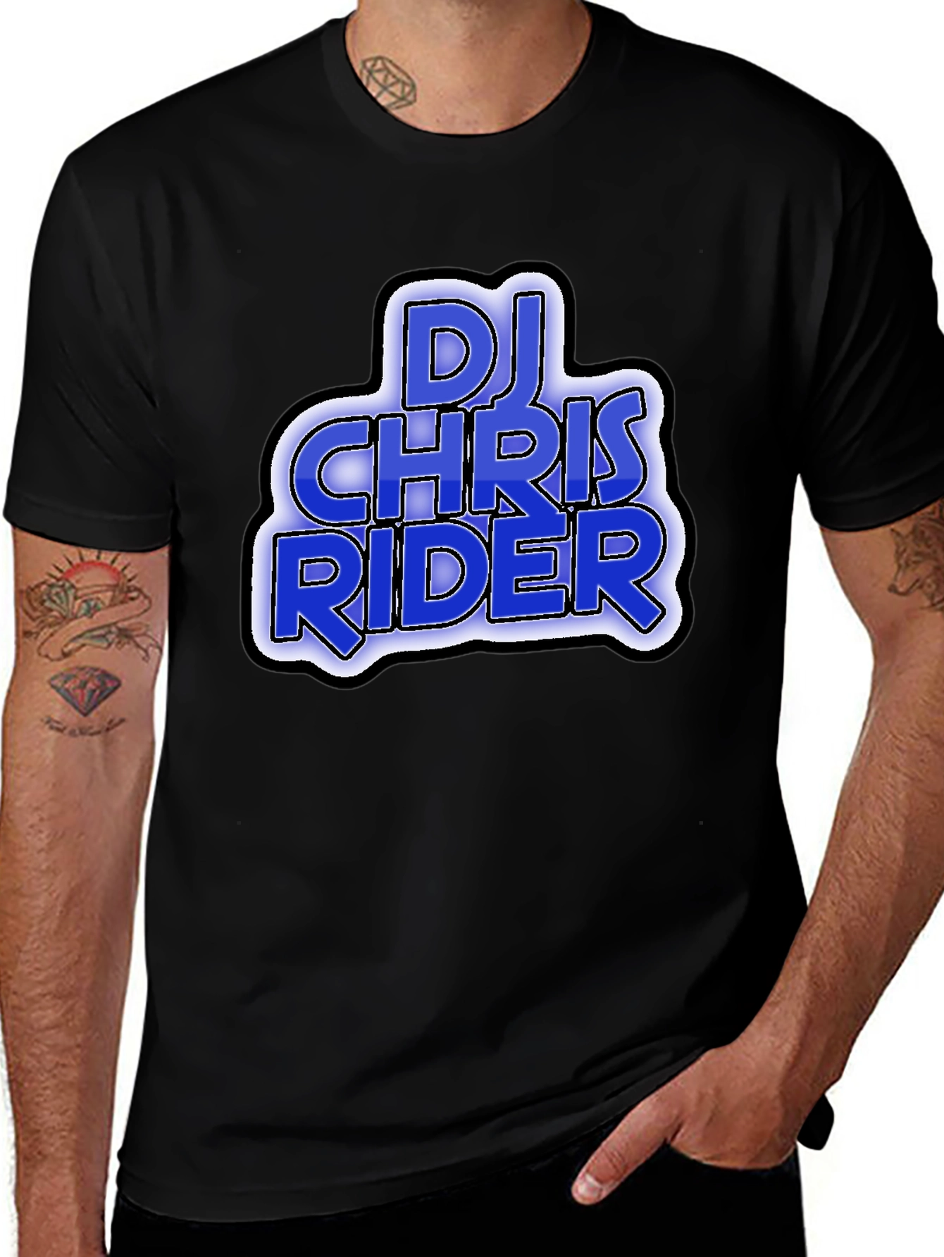 DJ Chris Rider Black T-Shirt