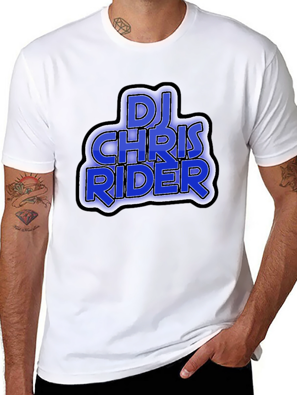 DJ Chris Rider Black T-Shirt