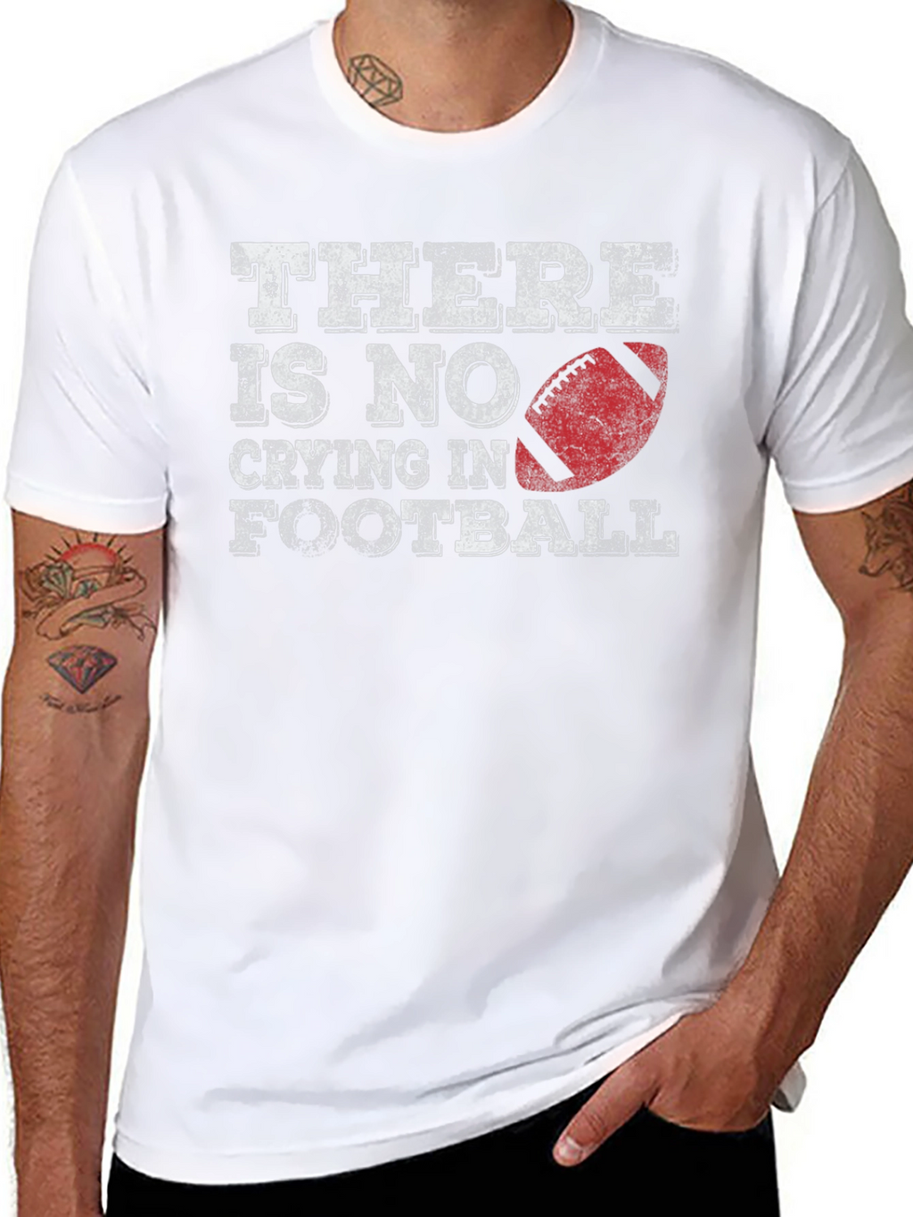 Theres No Crying In Football T-Shirt