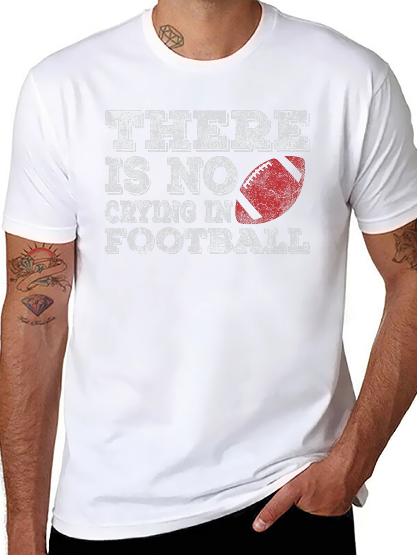 Theres No Crying In Football T-Shirt