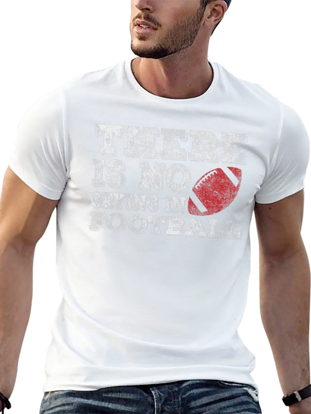 Theres No Crying In Football T-Shirt