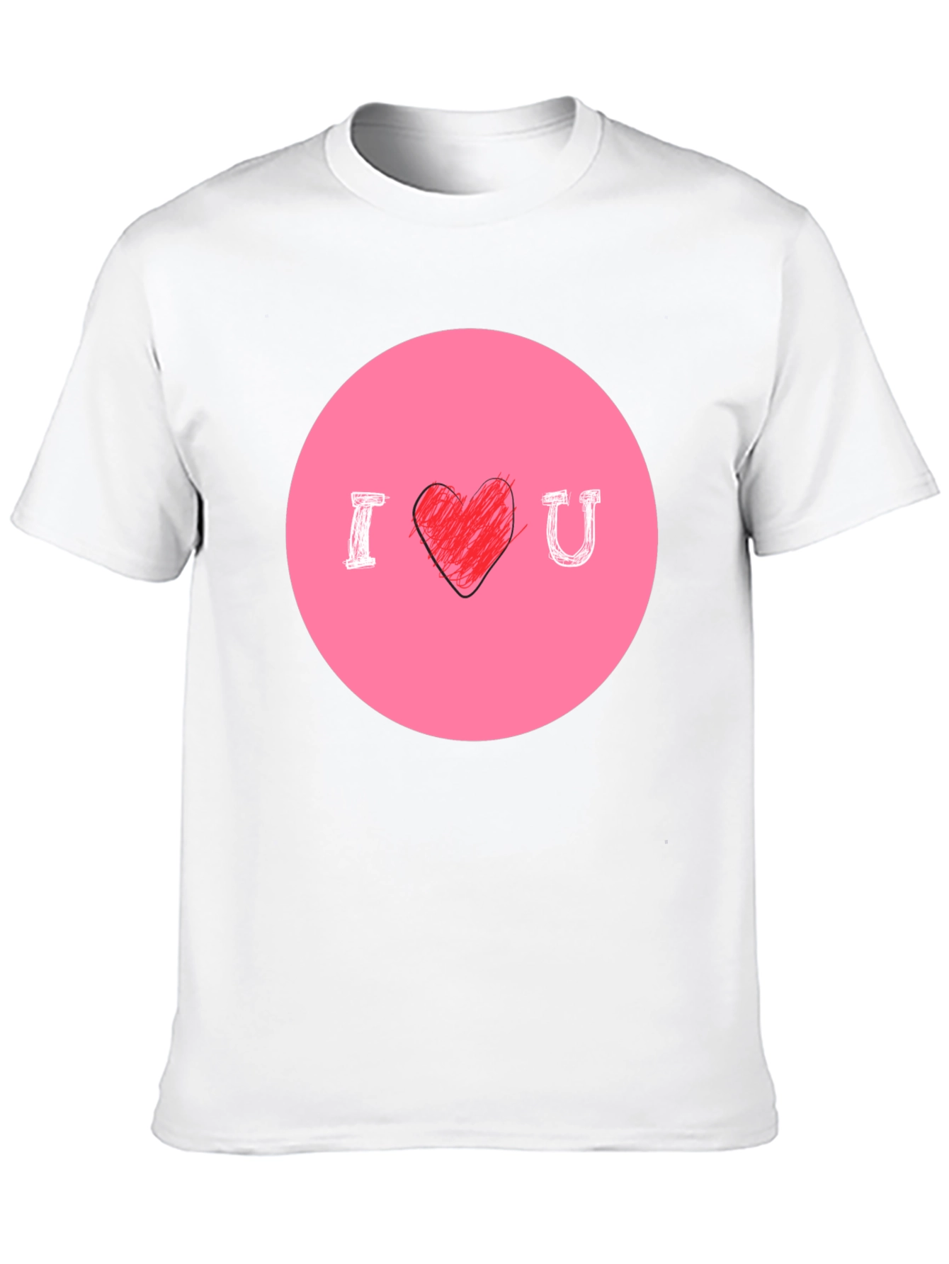 I Heart U Graphic Tee - Mens Black T-Shirt