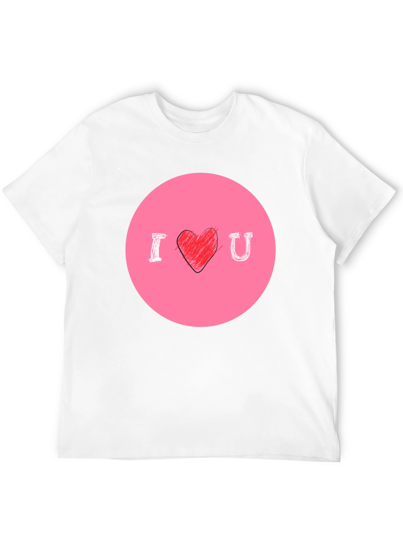 I Heart U Graphic Tee - Mens Black T-Shirt