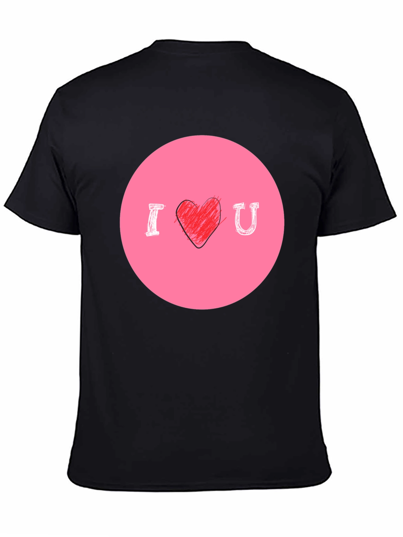 I Heart U Graphic Tee - Mens Black T-Shirt