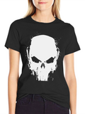Punisher Skull Graphic Black T-Shirt