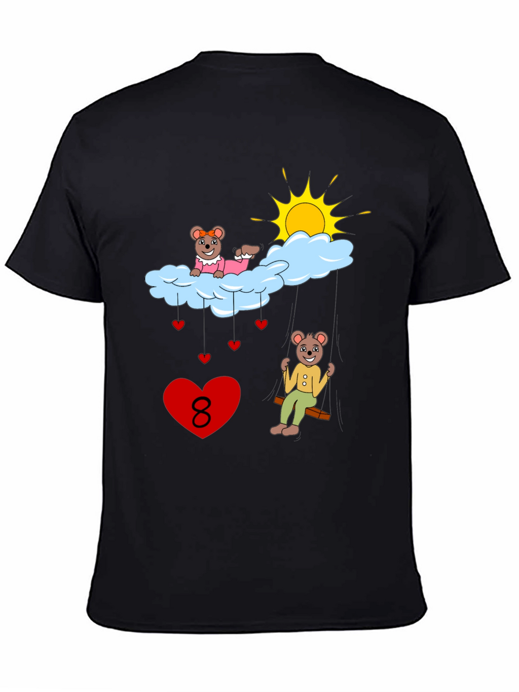 Beary Cute Number 8 T-Shirt