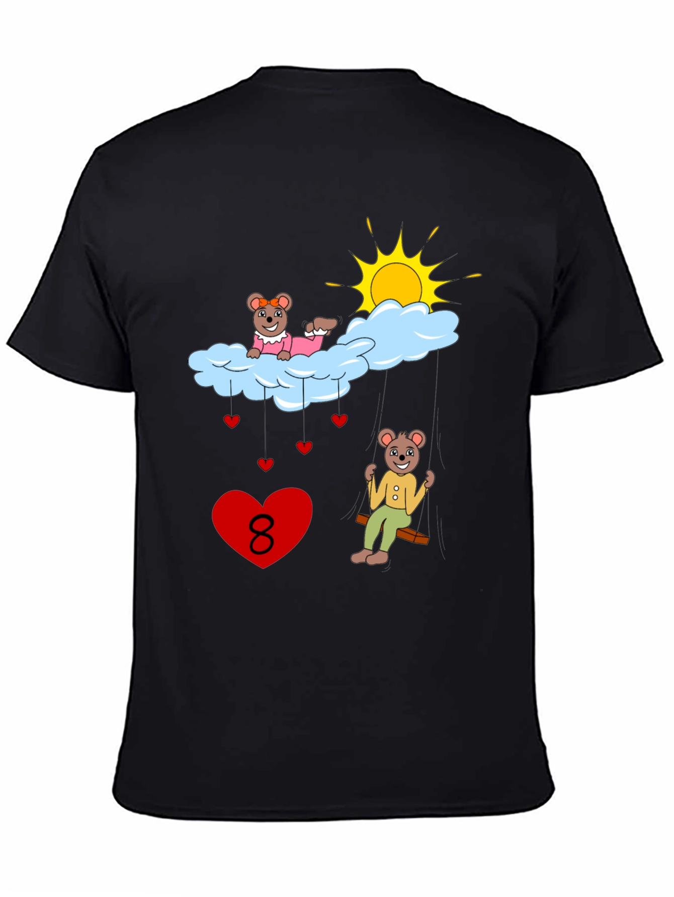 Beary Cute Number 8 T-Shirt