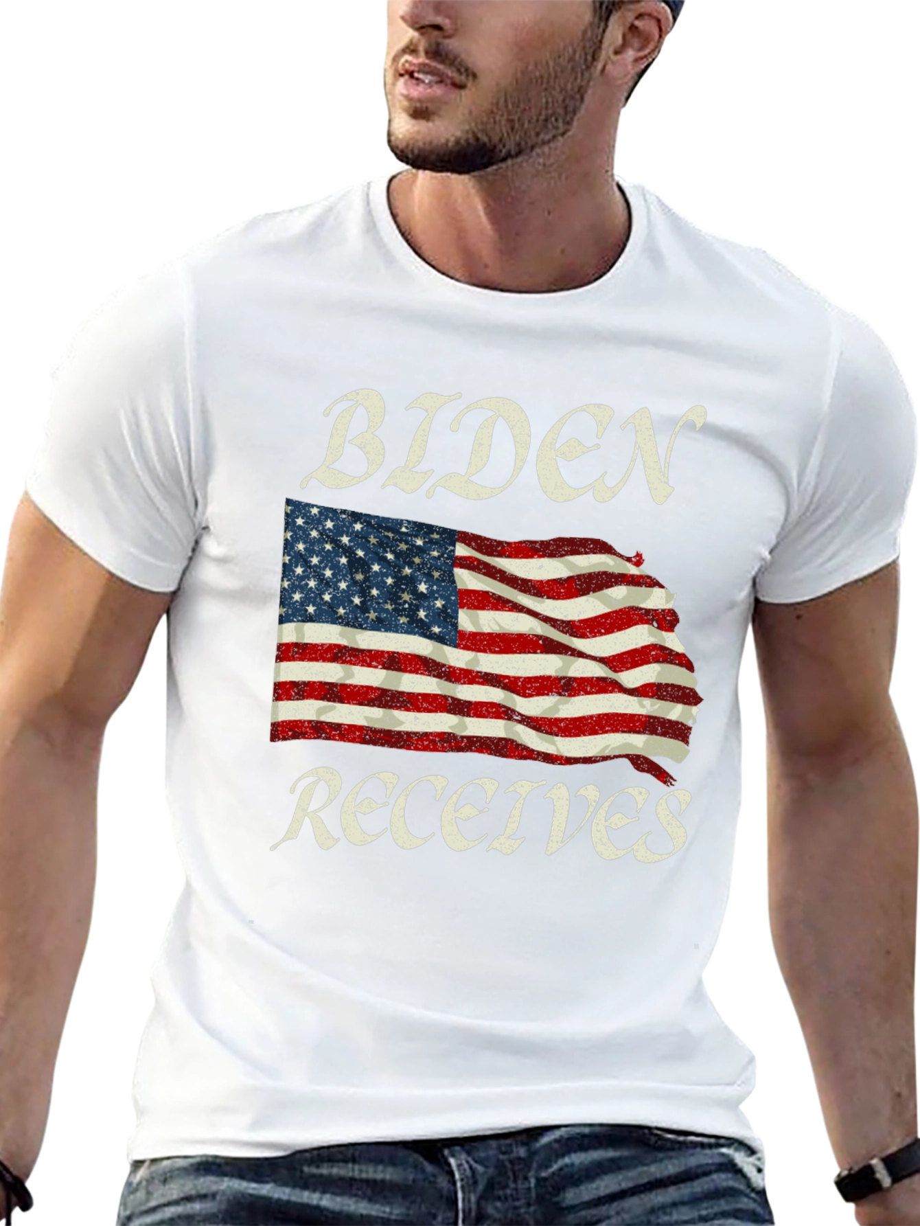 Biden Receives American Flag Graphic Tee