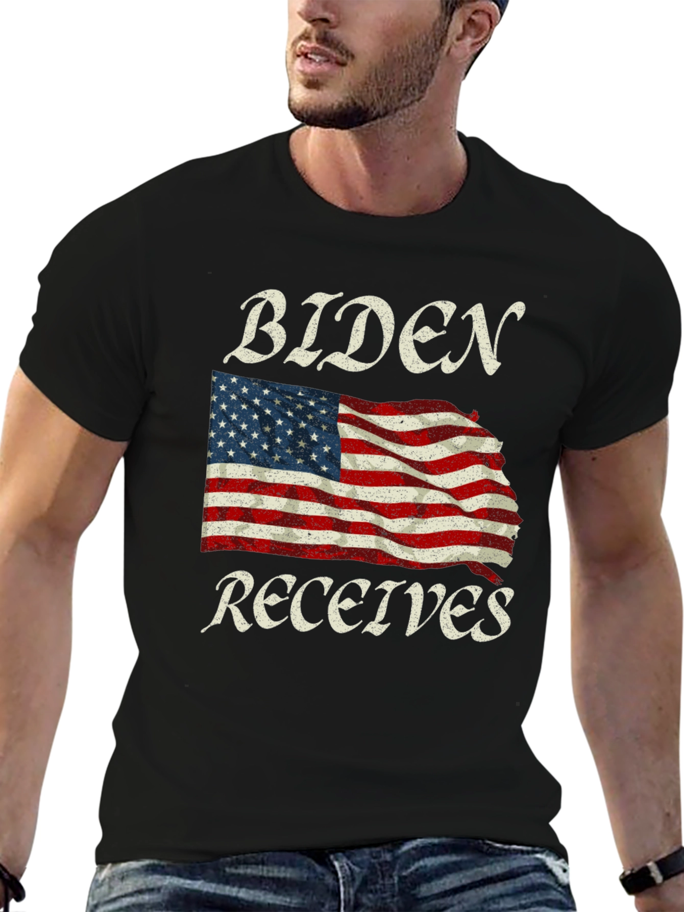 Biden Receives American Flag Graphic Tee