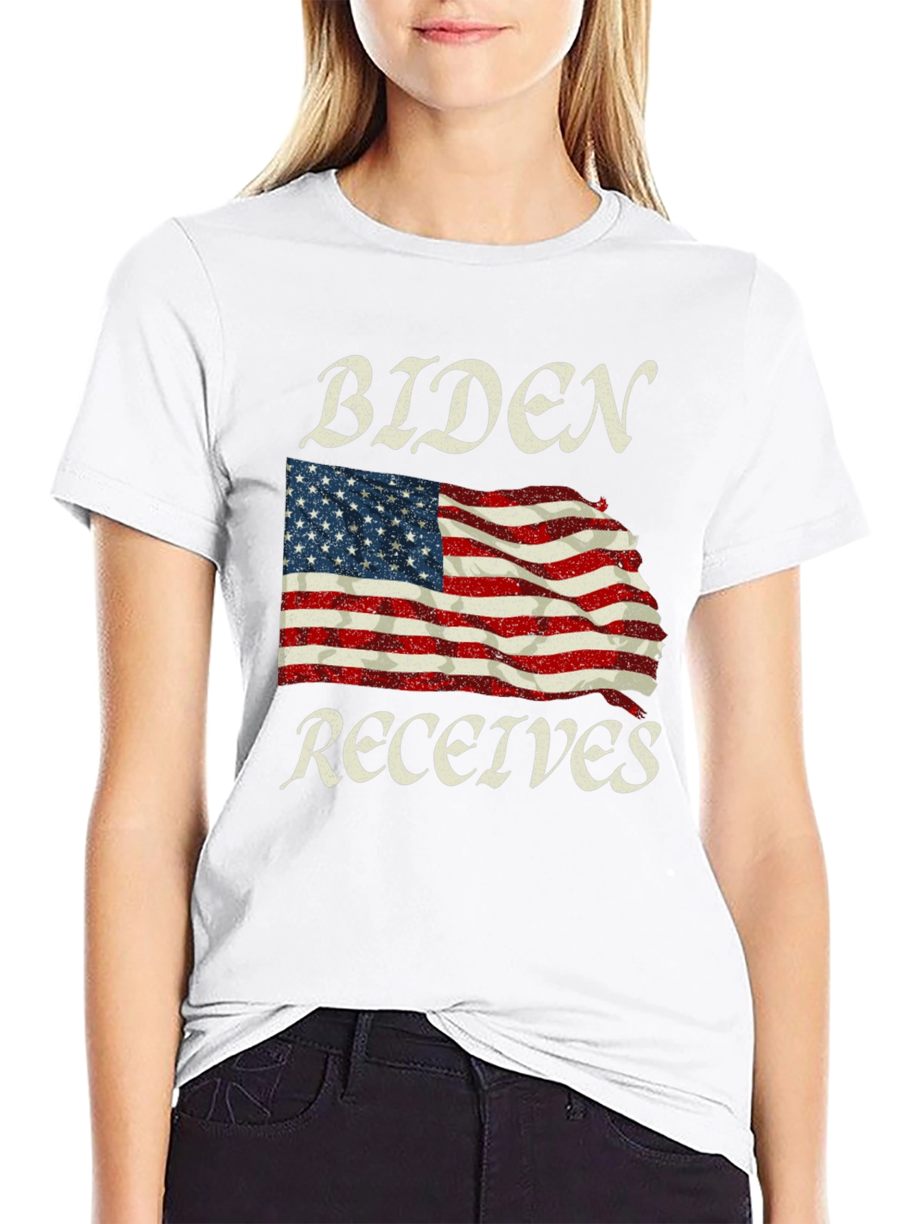 Biden Receives American Flag Graphic Tee