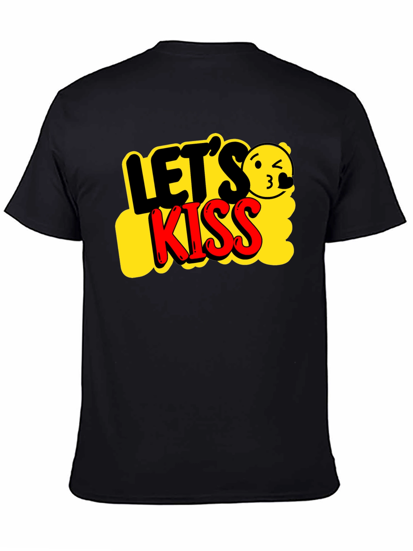 Lets Kiss T-Shirt - Fun Graphic Tee for Adults