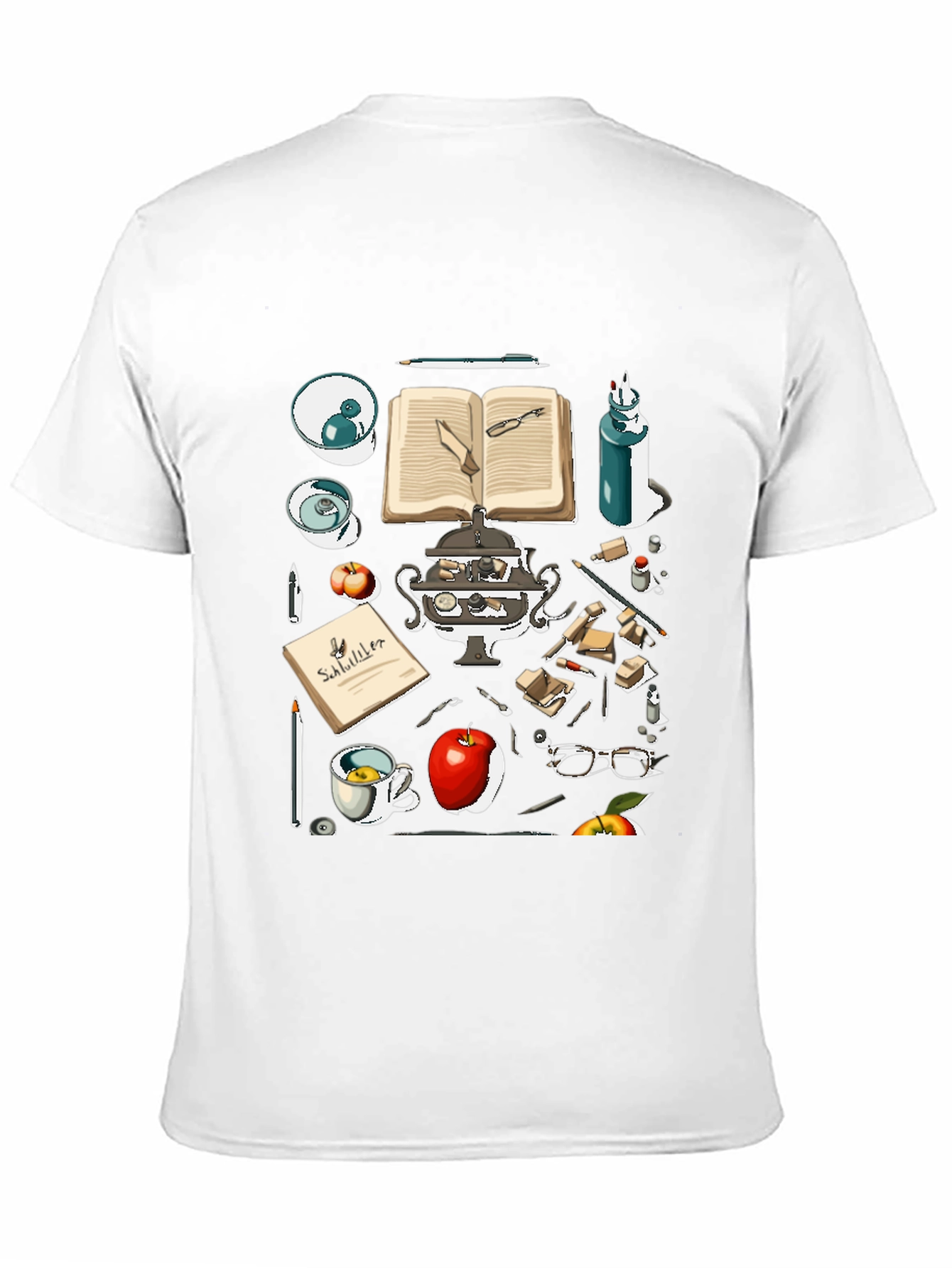 Literary Scholar T-Shirt: Bookish Style for Intellectuals