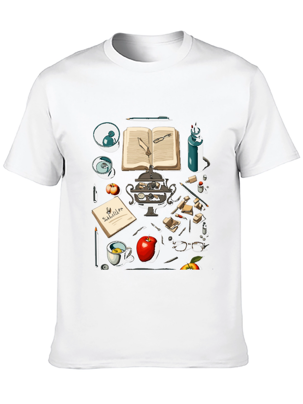 Literary Scholar T-Shirt: Bookish Style for Intellectuals