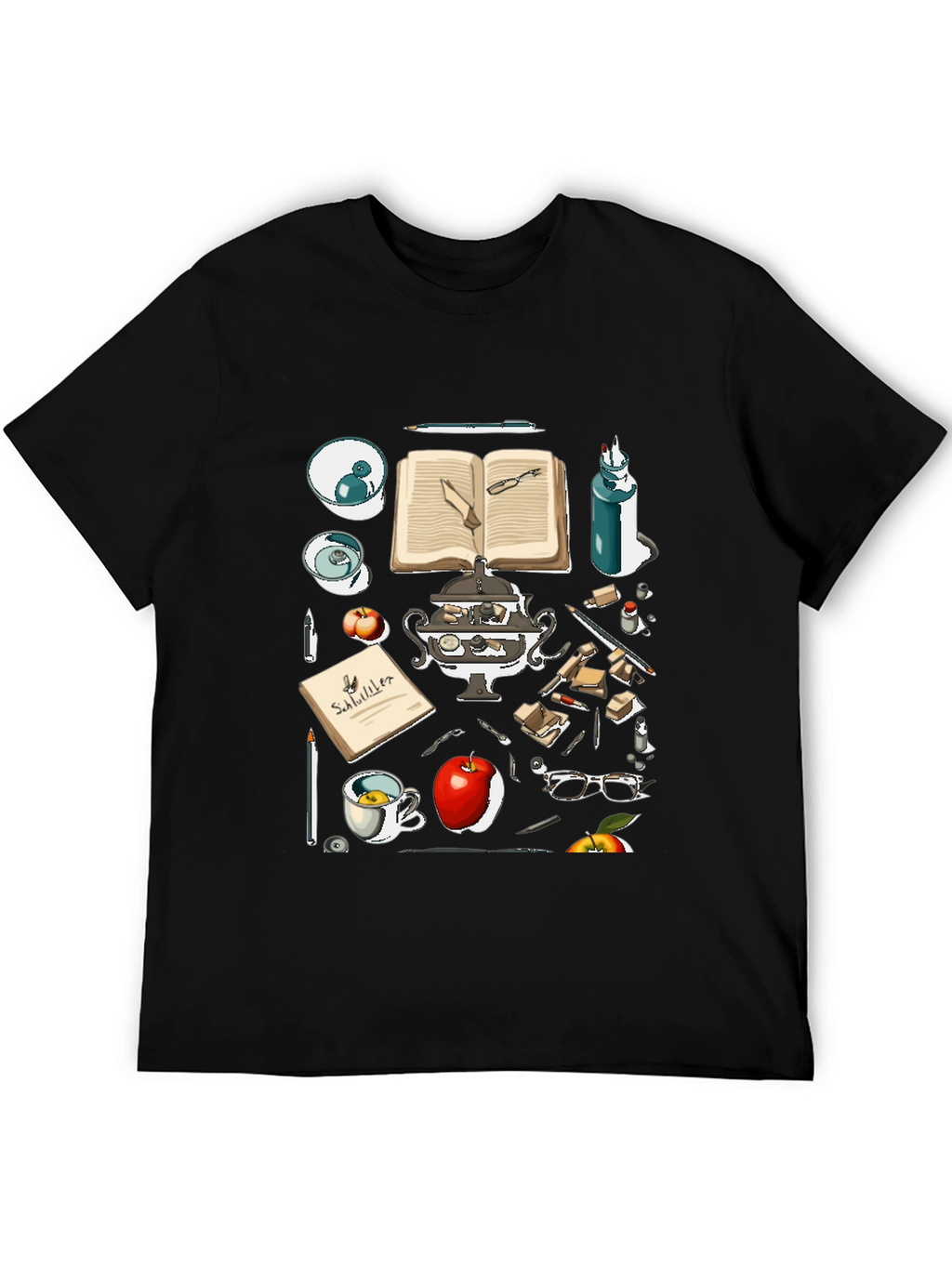 Literary Scholar T-Shirt: Bookish Style for Intellectuals